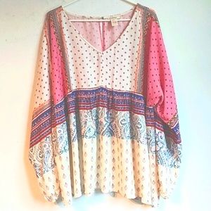 Sundance Long Sleeve Top Size XL